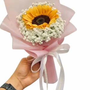 girasol en ramo
