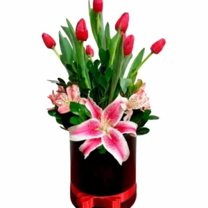 Box Rosas y Tulipanes