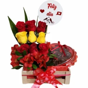 Box Rosas y Chocolate