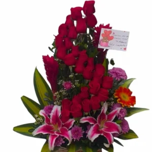 Escalera de rosas