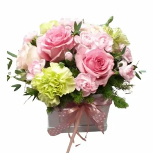 rosas y hortensias