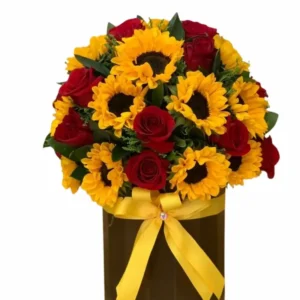 rosas girasoles