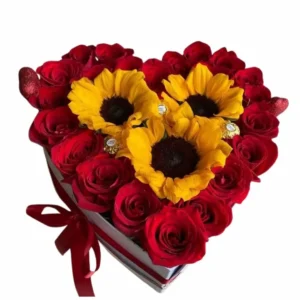 rosas girasoles
