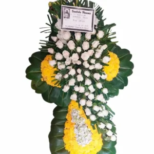 Cruz Fúnebre Amarilla
