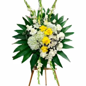 Corona Blanca y amarillo